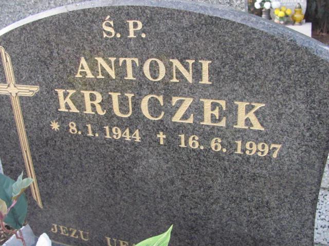 Antoni Kruczek 1944 Bielsko Biała Wapienica - Grobonet - Wyszukiwarka osób pochowanych