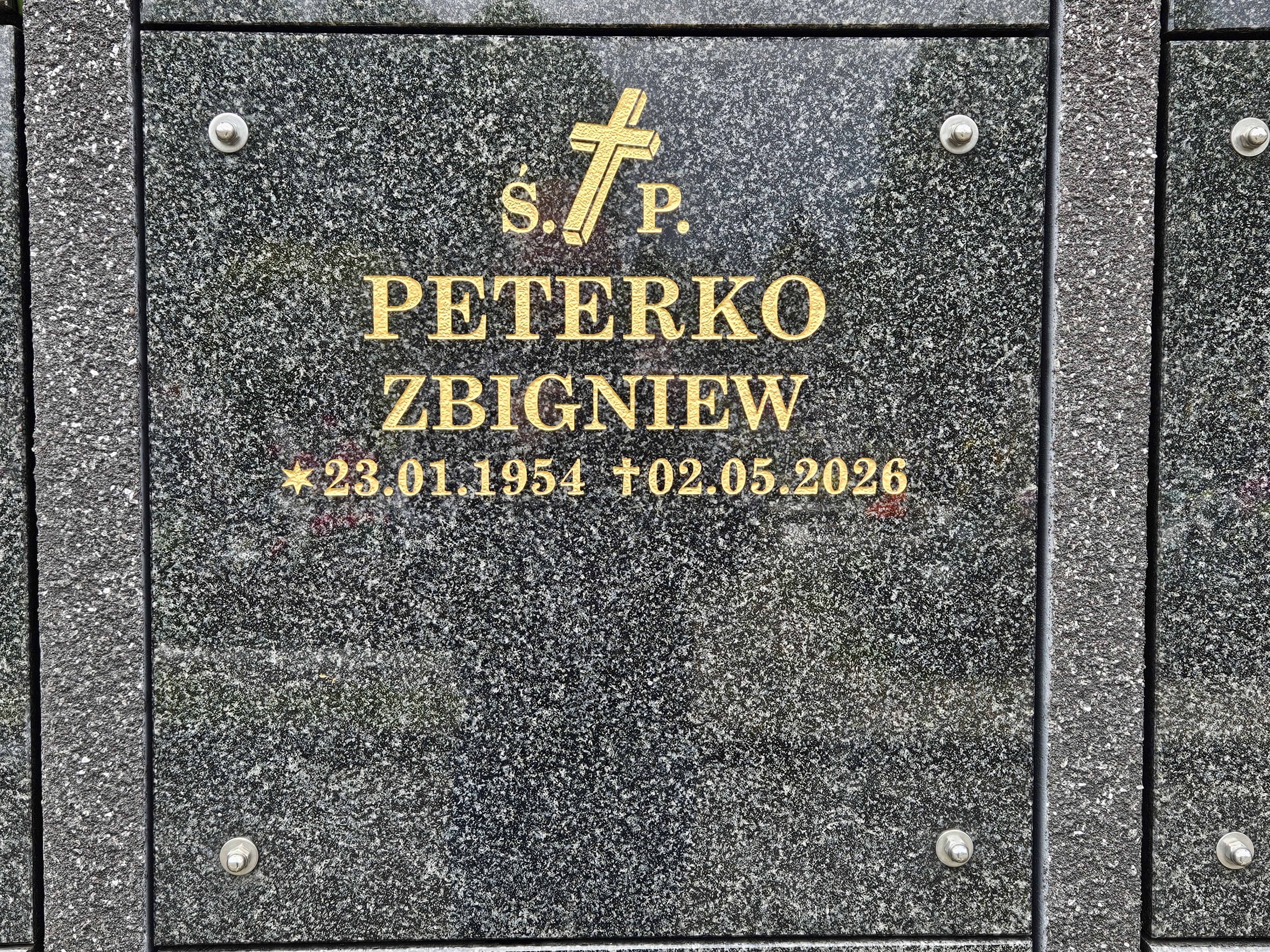 Zbigniew Peterko 1954 Bielsko Biała Wapienica - Grobonet - Wyszukiwarka osób pochowanych